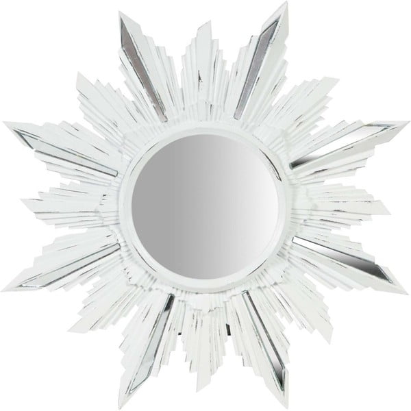 Biele nástenné zrkadlo Biscottini Petal