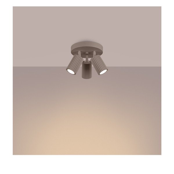 Taupe kovové bodové svietidlo Gleam – Sollux-image-1