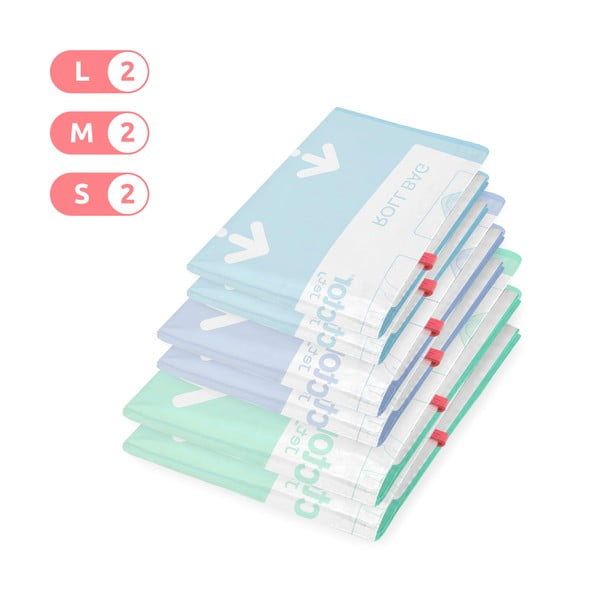 Vákuové vrecia v súprave 6 ks Roll Up S/M/L – Compactor-image-2