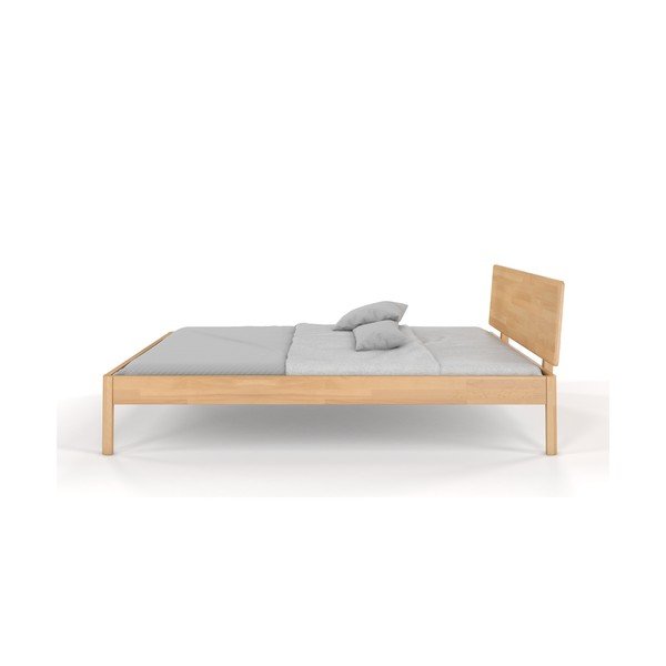 Dvojlôžková posteľ z bukového dreva 180x200 cm v prírodnej farbe Ammer - Skandica-image-2