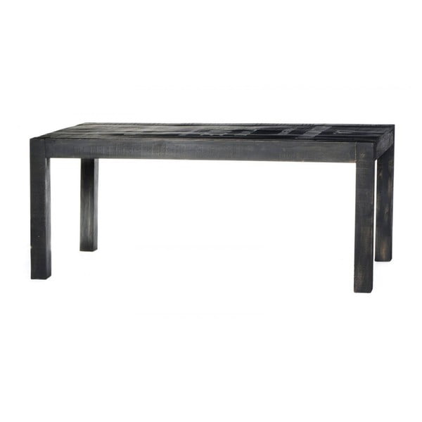 Čierny jedálenský stôl z mangového dreva SOB Manhattan