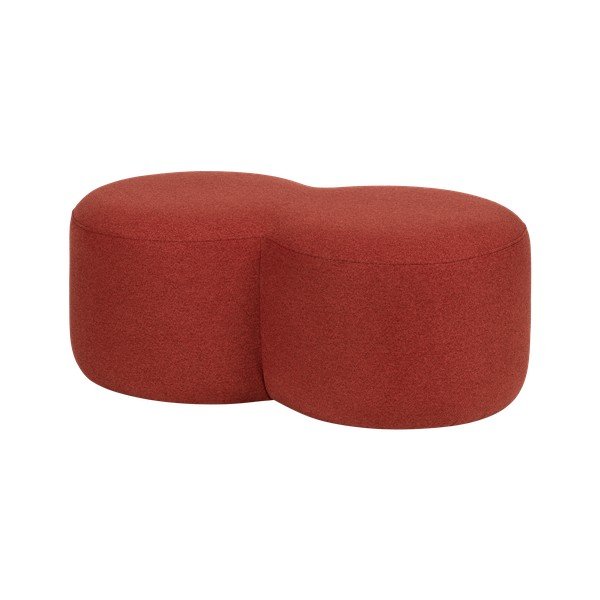 Červený taburet Umbo – noo.ma