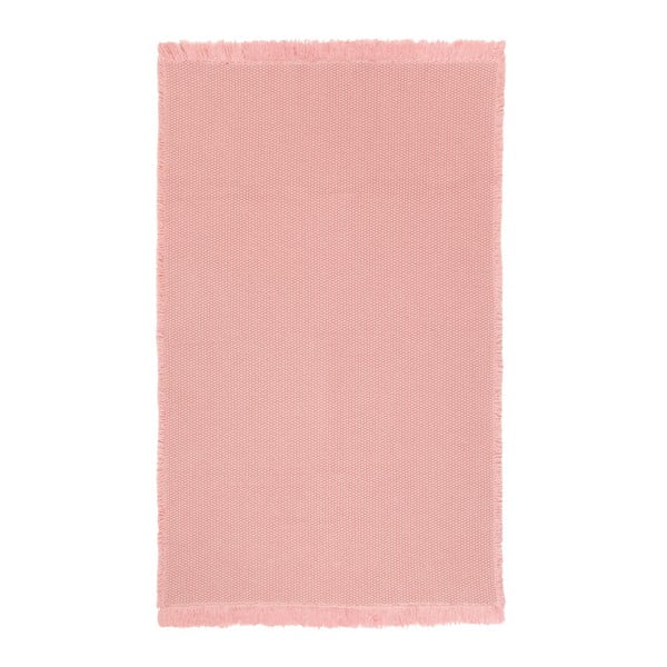 Detský ružový bavlnený koberec Nattiot Albertine, 85 × 140 cm