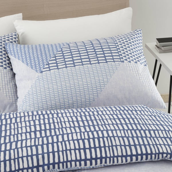 Modré obliečky 200x200 cm Larsson Geo - Catherine Lansfield-image-2