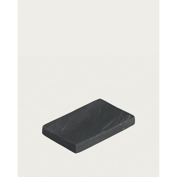 Tmavosivá mramorová nádobka na mydlo Aixa – Kave Home-image-2