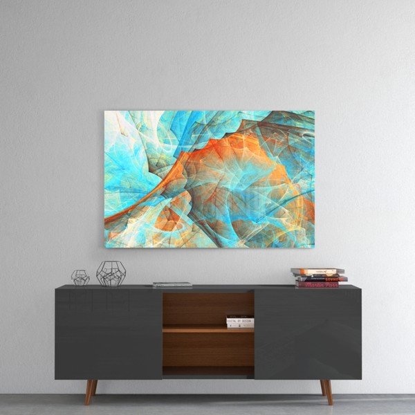 Sklenený obraz Insigne Colored Nets, 110 x 70 cm-image-1