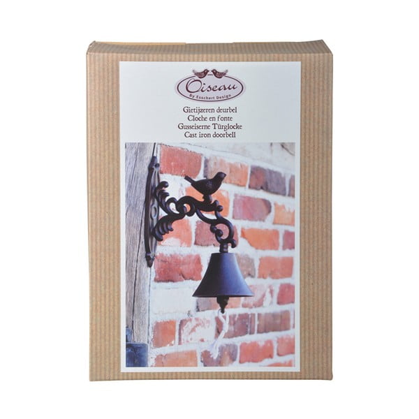 Liatinový nástenný zvon v darčekovom balení Esschert Design Birdy-image-4