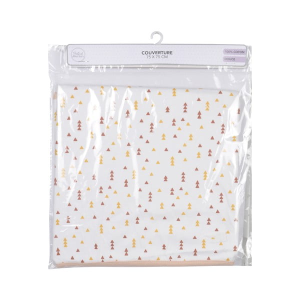Biela bavlnená detská deka 75x75 cm Forest – Bébé Douceur-image-1