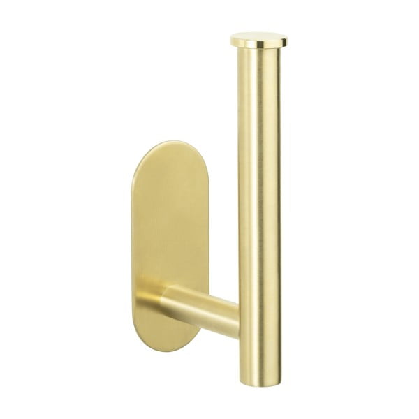 Samodržiaci držiak na toaletný papier z nerezovej ocele Orea Gold – Wenko-image-3