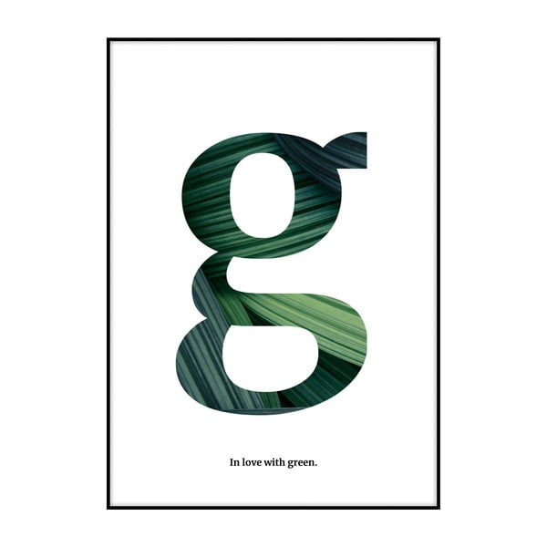 Plagát Imagioo In Love With Green, 40 × 30 cm