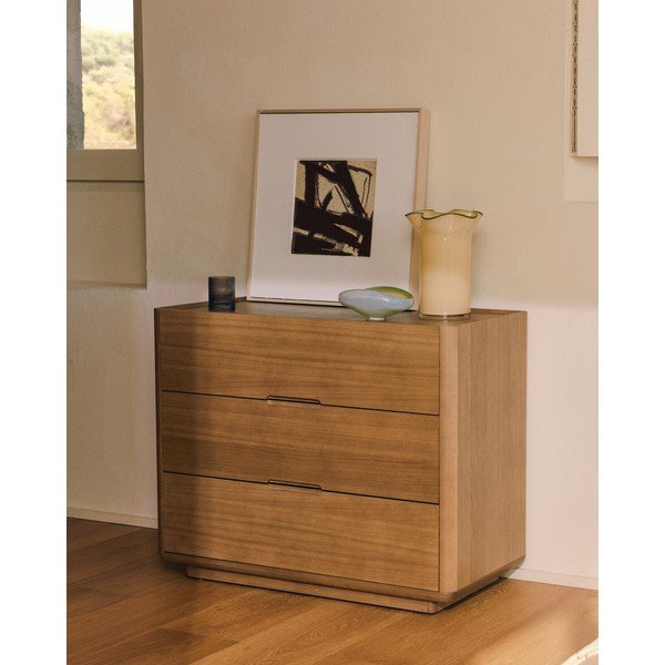 Žltá sklenená váza (výška  31 cm) Endasi – Kave Home-image-2