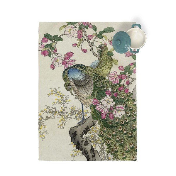 Súprava 2 bavlnených kuchynských utierok Happy Friday Basic Japonais, 70 x 50 cm-image-1