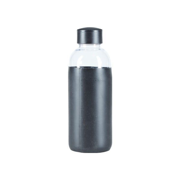 Čierna plastová fľaša Bahne & CO, 600 ml