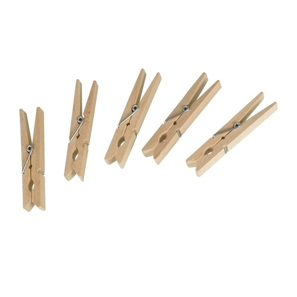 Súprava 50 drevených štipcov na bielizeň Wenko Pegs-image-2