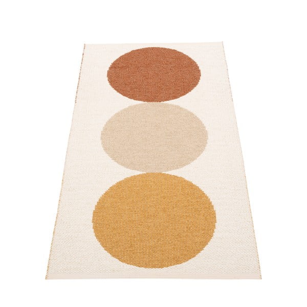 Okrovožlto-krémový vnútorný a vonkajší koberec 70x140 cm Otto Harvest – Pappelina