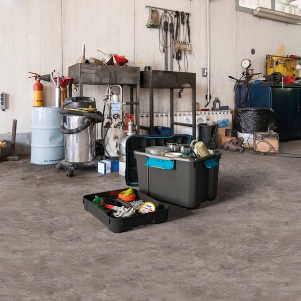 Čierny plastový úložný box s vekom 73,5x44,5x46 cm Scuba Box – KIS-image-4