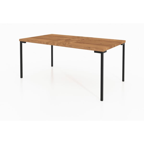 Konferenčný stolík z dubového dreva v prírodnej farbe 60x110 cm Abies - The Beds-image-4