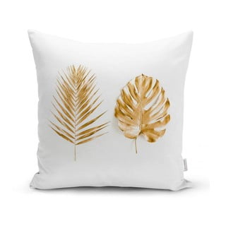 Obliečka na vankúš Minimalist Cushion Covers Golden Leafes, 45 x 45 cm