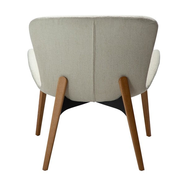 Krémové kreslo z textílie buklé Paragon – DAN-FORM Denmark-image-4