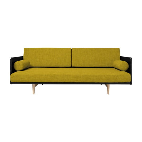 Variabilná pohovka Karup Deva Black/Raw Oak/Amarillo-image-4