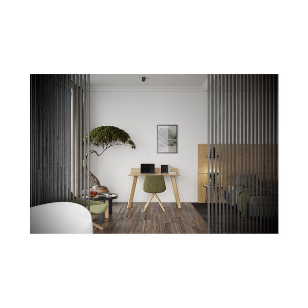 Písací stôl v dekore dubového dreva TemaHome Loft-image-2