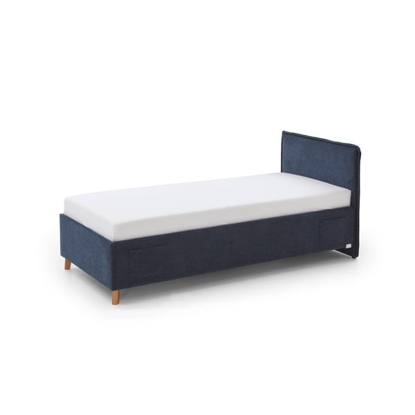 Tmavomodrá detská posteľ s úložným priestorom 90x200 cm Fun – Meise Möbel