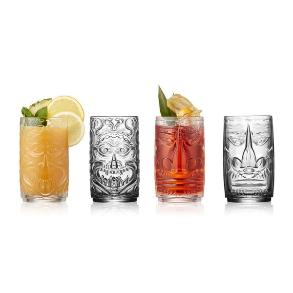 Poháre v súprave 4 ks na koktaily 450 ml Tiki – Lyngby Glas