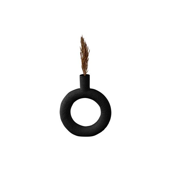 Čierna váza PT LIVING Ring-image-1