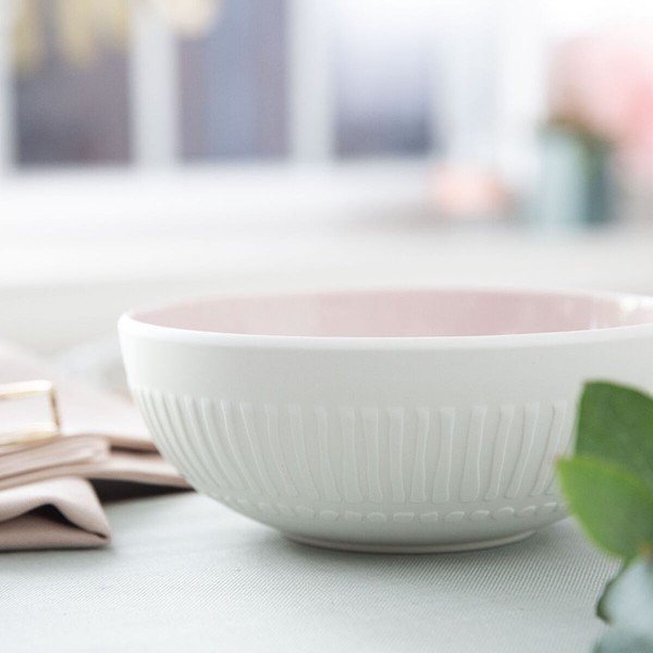 Bielo-ružová porcelánová miska Villeroy & Boch Blossom, 850 ml-image-3