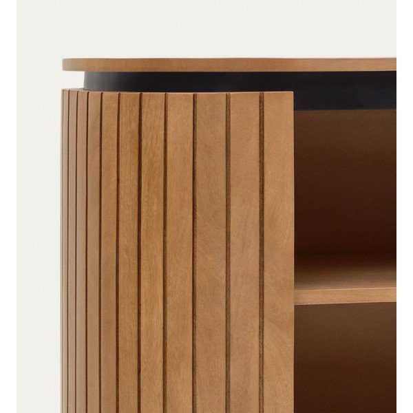 Knižnica z mangového dreva v prírodnej farbe 120x90 cm Licia - Kave Home-image-3