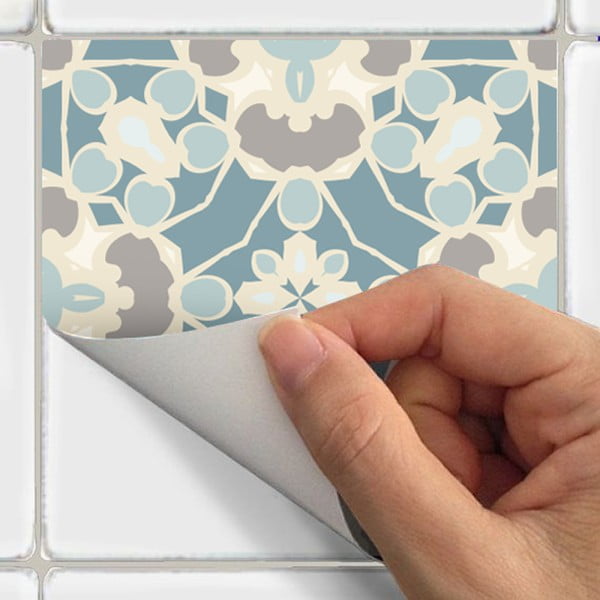 Sada 24 dekoratívnych samolepiek na stenu Ambiance Underwater Garden, 15 × 15 cm-image-3