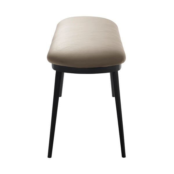 Béžová lavica z imitácie kože Gain – Unique Furniture-image-2