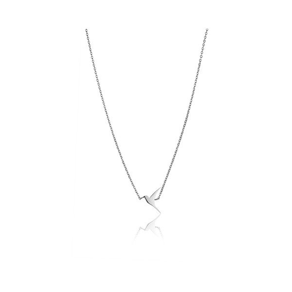 Set prívesku a náramku striebornej farby s motívom vtáčika Emily Westwood-image-4