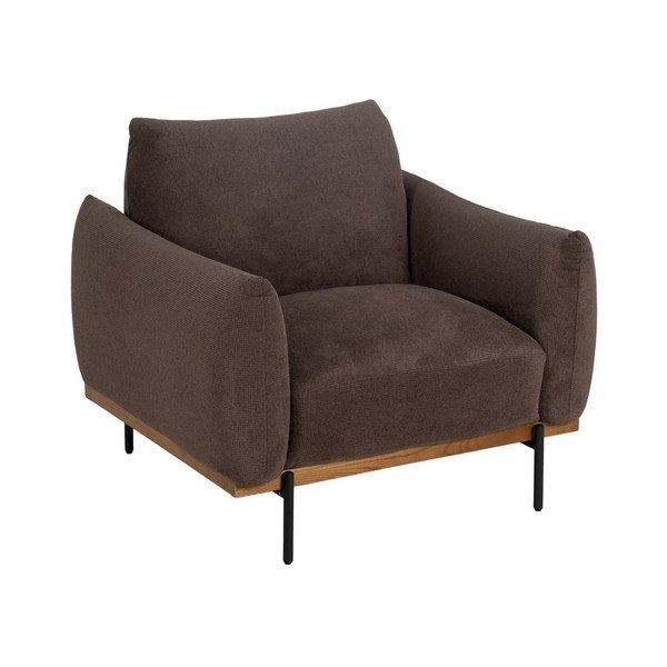 Hnedé kreslo Marron – Ixia