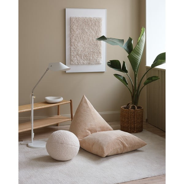 Svetlohnedý menčestrový detský sedací vak Big Lounger – Wigiwama-image-1