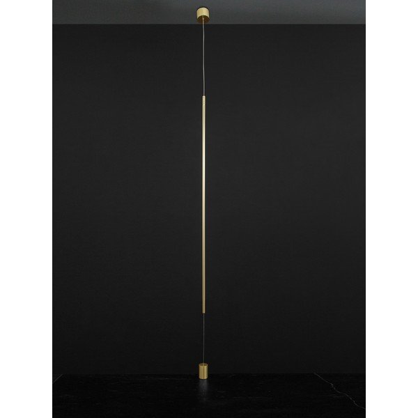Hliníková LED stojacia lampa v mosadznej farbe (výška  300 cm) Elettra – Nova Luce-image-4