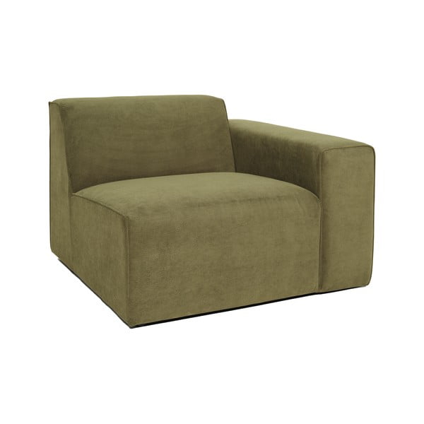 Zelený menčestrový modul pohovky (pravý roh) Sting - Scandic-image-2