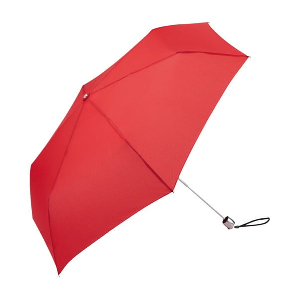 Červený skladací dáždnik odolný proti vetru Ambiance Tiny, ⌀ 88 cm