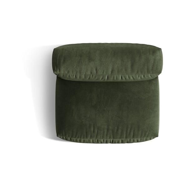 Zelený zamatový modul pohovky (stredový diel) Martina – Micadoni -image-3