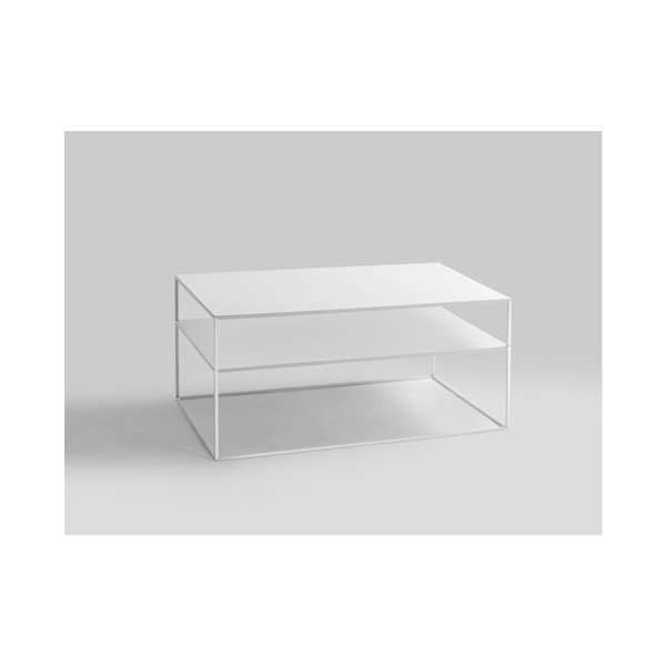 Biely konferenčný poschodový stolík Custom Form Tensio, dĺžka 100 cm-image-2