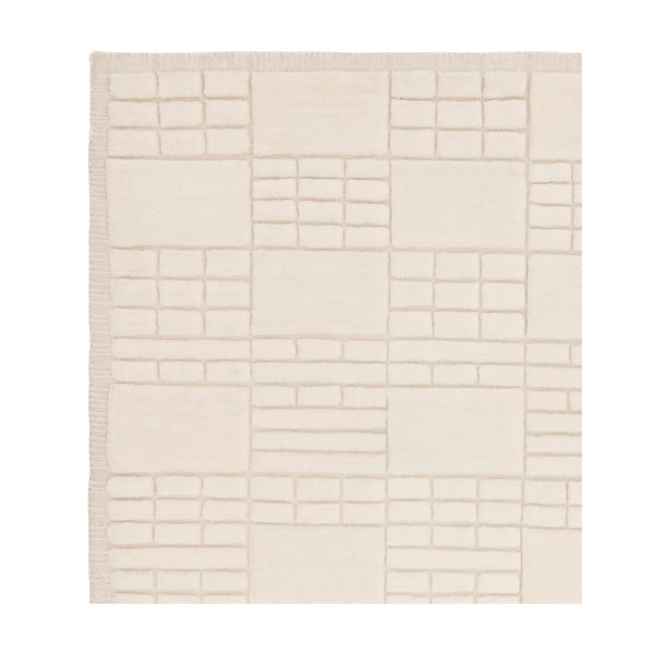 Krémovobiely ručne tkaný vlnený koberec 120x170 cm Empire – Asiatic Carpets-image-3