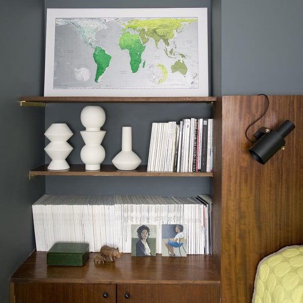 Zelená mapa sveta The Future Mapping Company Future Map, 101 × 58 cm-image-1