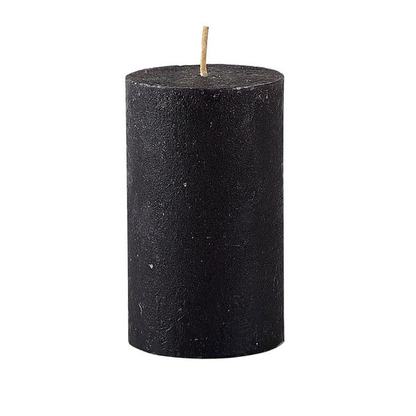 Čierna sviečka KJ Collection Konic, ⌀ 6 x 10 cm