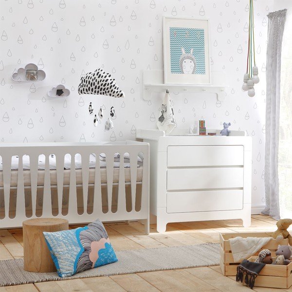 Biela nástenná polička Pinio Moon-image-3