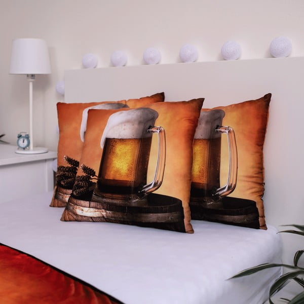 Dekoračný vankúš 40x40 cm Beer – Jerry Fabrics-image-1