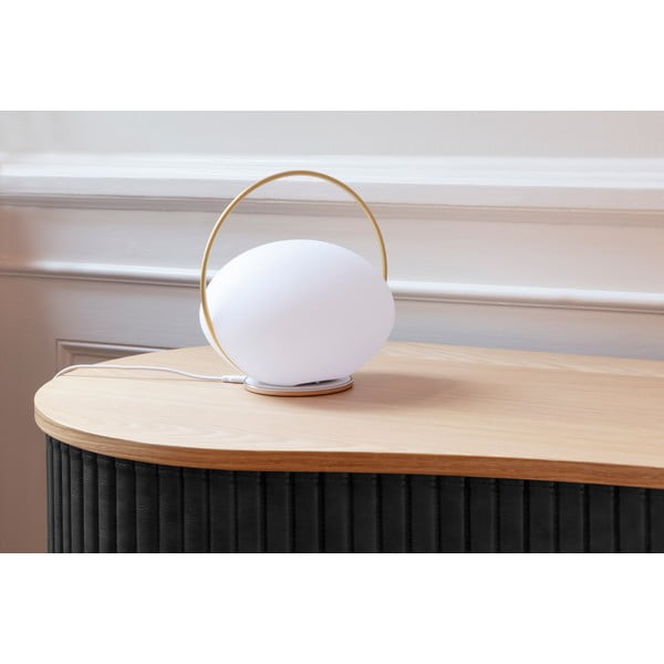 Biela LED stolová lampa so stmievačom (výška  19 cm) Orbit – UMAGE-image-4