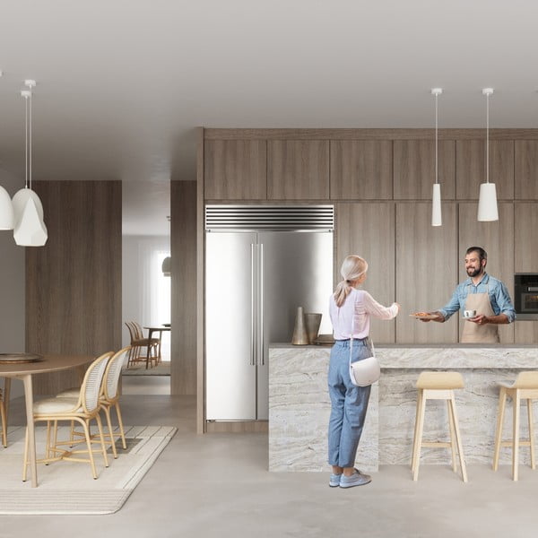 Biele závesné svietidlo s keramickým tienidlom ø 25 cm Sativa – Sollux-image-4