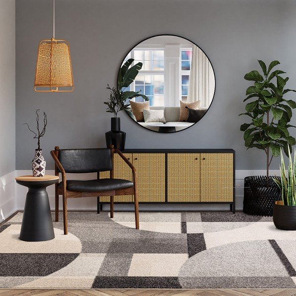 Sivý koberec 120x170 cm Muse – Asiatic Carpets-image-1