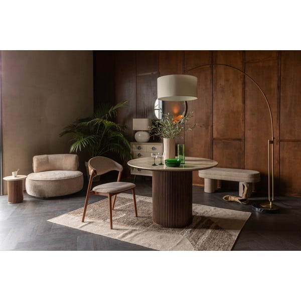 Hnedý/béžový vlnený koberec 160x230 cm Briton – Dutchbone-image-1