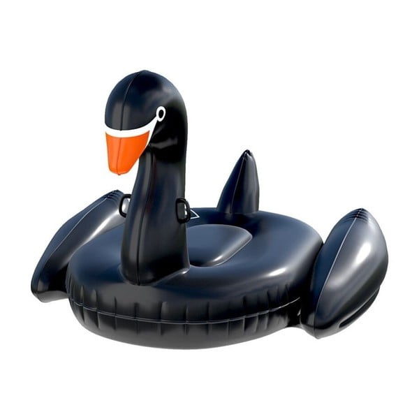 Nafukovacie kresielko v tvare čiernej labute Swan